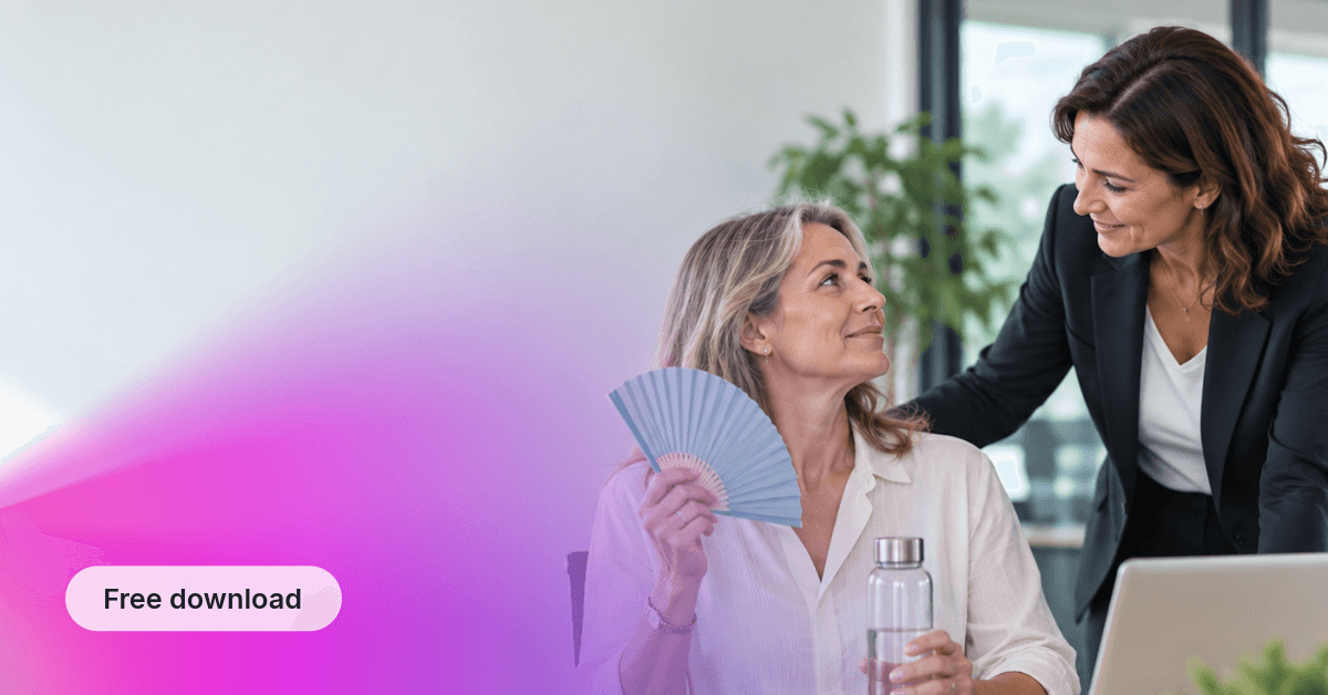 Menopause at work: how confident is your approach?
